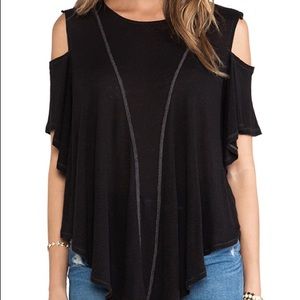 Free People Cold Shoulder Tee